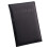 Passport case faux leather black 1 piece 1