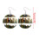 Pendientes con forma de libro para amantes de los libros (1 par) 5