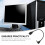 Adaptér DisplayPort 1.2, úhlový adaptér DisplayPort, samec-samice 3