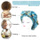 Satin Cap Blue Silky Bonnet 1 Piece 7