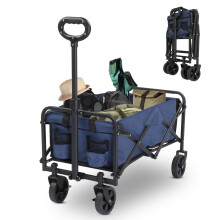 Garden Folding Cart 600D Oxford Cloth 100kg