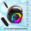 Mini karaoke machine portable Bluetooth with 2 mics 5