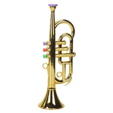Trumpet Musical Wind Instrument for Children Gold 3-Tone