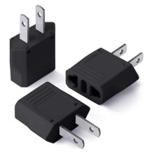 Travel Adapter EU to USA 3-Pack