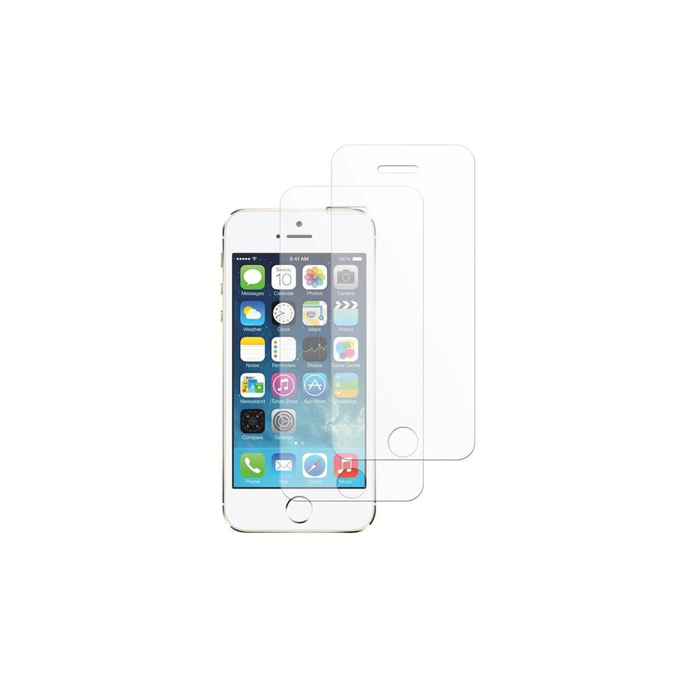 Tempered Glass Screen Protector For Iphone 5/5S/Se 2-Pack 962125279412