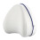 Orthopedic knee pillow memory foam white 1