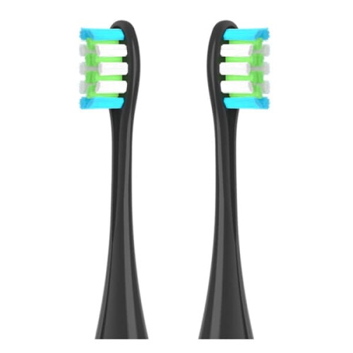 Oclean Black electric toothbrush replacement heads 10 pack