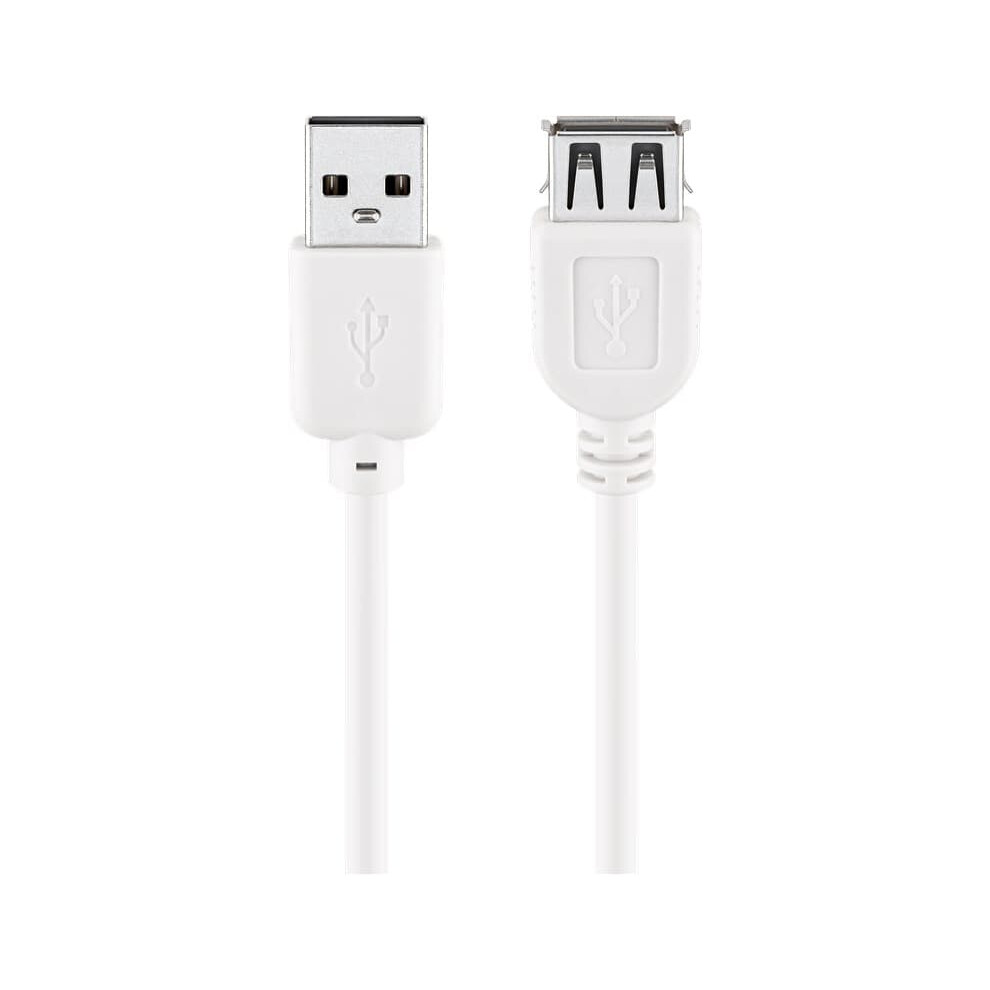 Usb 2.0 Extension Cable White 962125250541