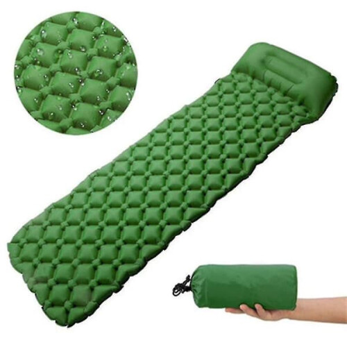 Ultralight sleeping bag with built-in pillow and inflatable