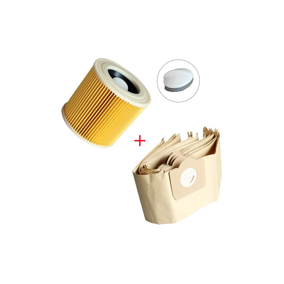 Karcher WD3 Premium vacuum cleaner bag with 1 filter