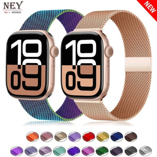 Milanese Loop Band for Apple Watch 38–49mm Silver 1
