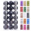 Staron black Christmas ornaments 30mm 36 pcs 1