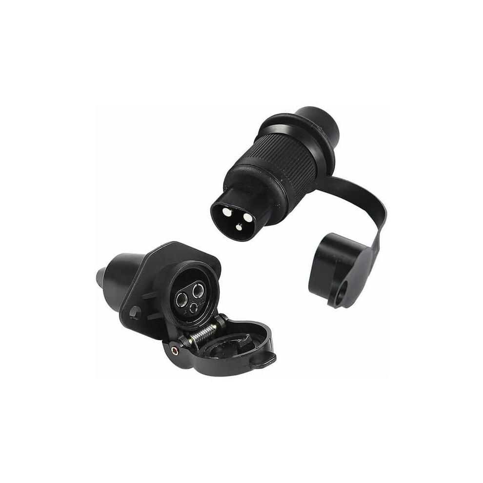 3-Pin Trailer Plug Socket 12V Electrical Connector 962125253511