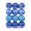 Staron blue mini Christmas ornaments 30mm 24 pcs 1