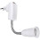 Culot E27 blanc avec interrupteur sans fil et bras flexible 1
