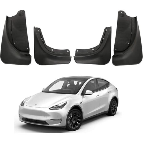 Tesla Model Y mud guards 4 pcs no-drill splash protection