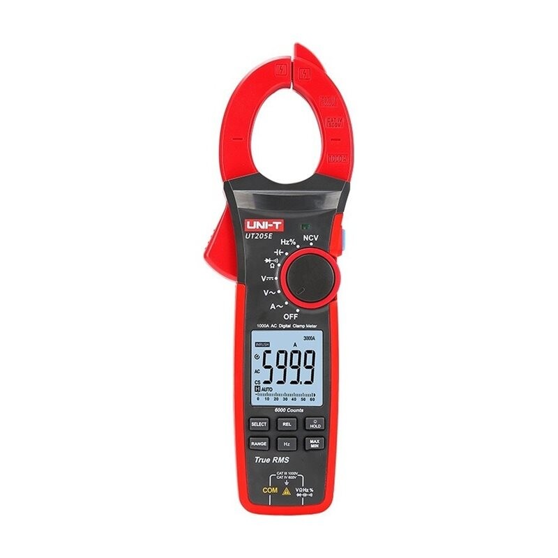 -T Misuratore di Pinza Digitale True RMS 1000A (1000V AC/) - UT205E ...