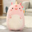 Squishmallows βελούδινη τσάντα με ζώα kawaii μαλακό μεγάλο μαξιλάρι μονόκερος 45cm 4
