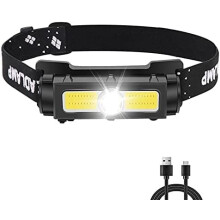 LED headlamp rechargeable 1000 lumens