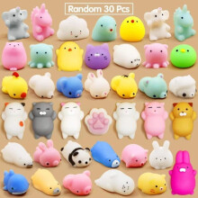 Mochi Squishies Toys Kawaii Style 30pcs