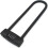 4-Digit U-Lock Motorcycle Lock / Bicycle Lock - Lockable Combination Lock / Resettable D for Bikes / Lockable Doors. (Black) 1