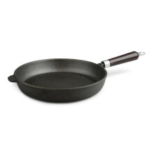 Cast Iron Grill Pan Black 28 cm