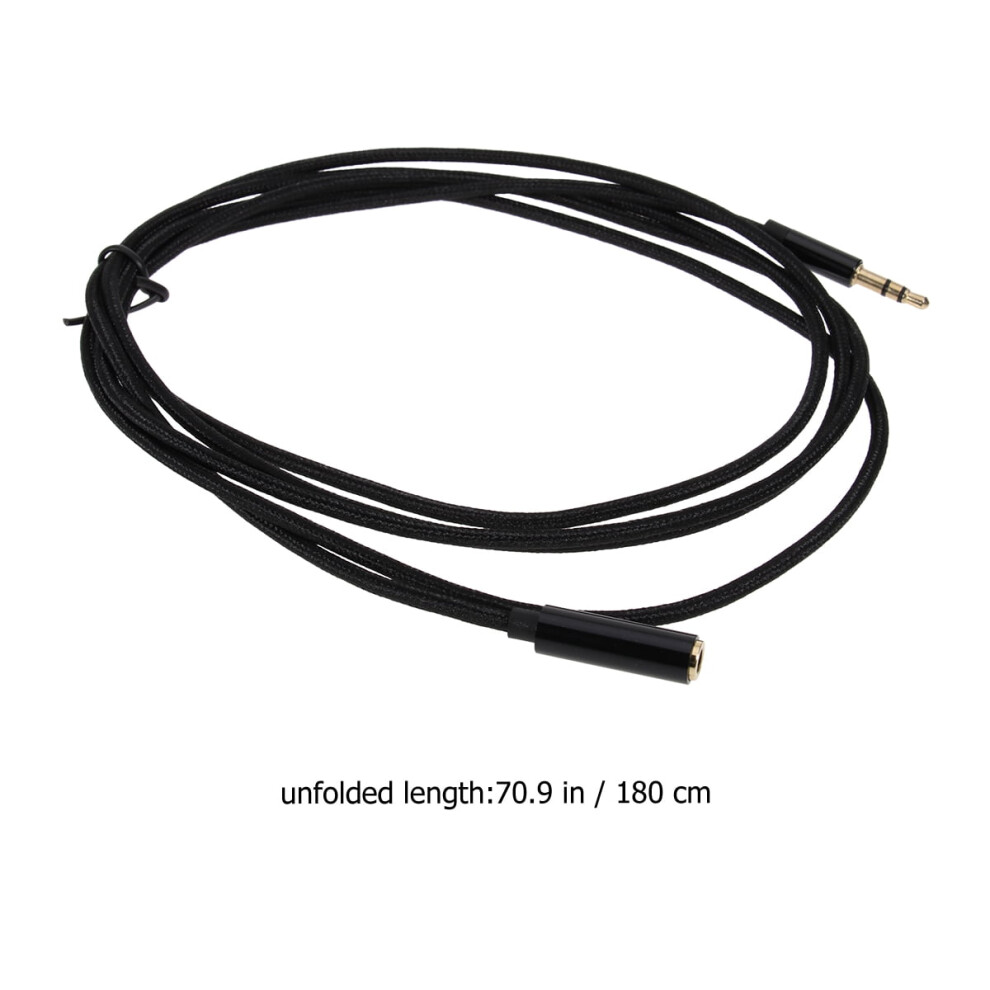3.5Mm Stereo Headphone Extension Cable 1.8M Black 9023022768094