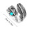 Feather Spoon Ring 925 Sterling Silver Adjustable Vintage 2
