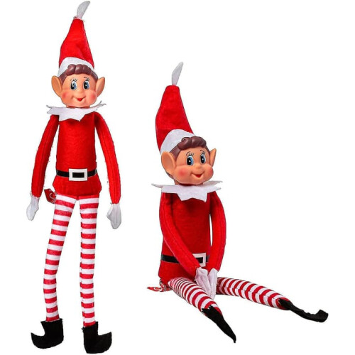 Elf plush toy with Velcro hand and hat - 1 pc