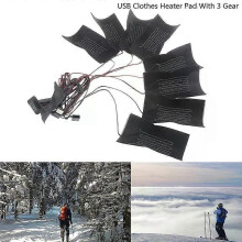 DIY Electric Heated Clothing Pads for Winter Jackets