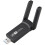 Wireless USB Network Card AC1200 Black 1