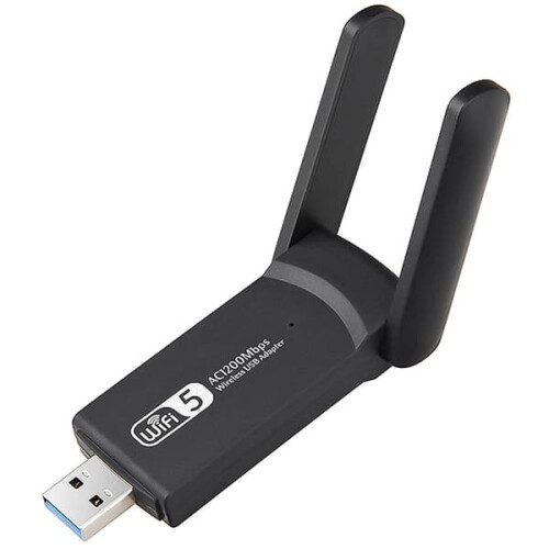 Wireless USB Network Card AC1200 Black