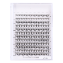 Individual False Eyelashes Black Model 5
