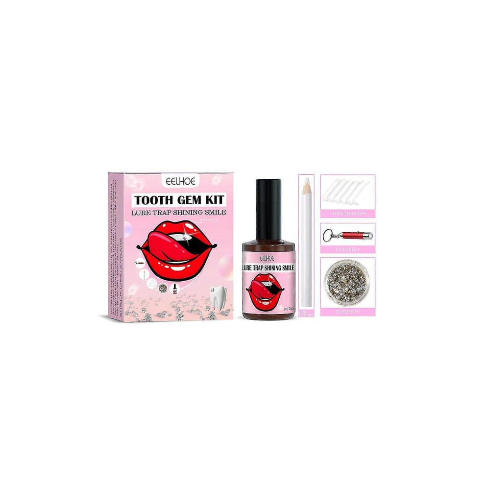 Tooth Gems Kit with UV Light and Adhesive