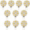 10 ampoules LED G4 non dimmables, blanc chaud 2700K, 180 1
