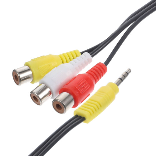 AV Adapter Cable for Satellite Receiver 3 pcs 2