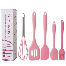 Silicone Kitchen Utensil Set Heat Resistant BPA-Free 5-Piece