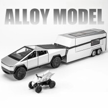 Tesla Cybertruck diecast model 1/32 silver