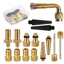Bicycle Valve Adapter for Air Pump Set of 15