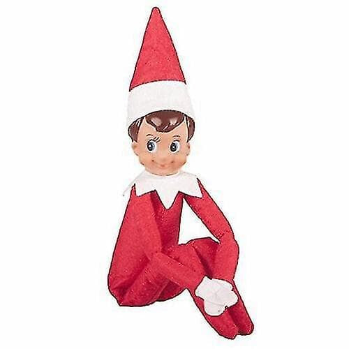 Santa Claus plush doll figure for shelf display