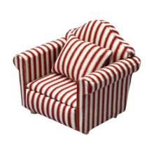 Country Style Armchair Mini Sofa Wooden Dollhouse Furniture