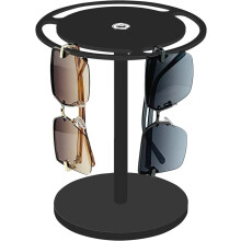 Acrylic sunglasses stand with 360-degree rotation