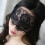 Black lace eye mask mysterious bandage style 1 pc 1