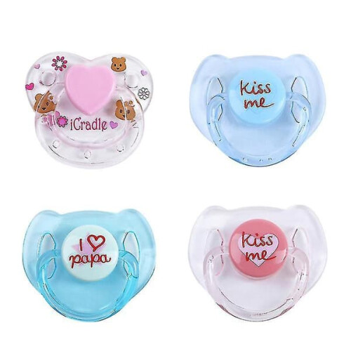 Magnetic Pacifiers for Reborn Dolls 4pcs