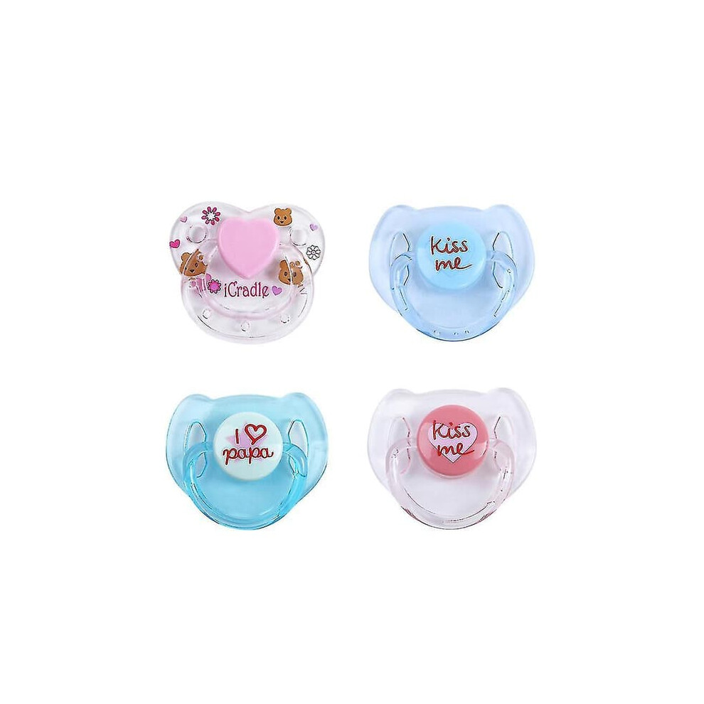 Magnetic Pacifiers for Reborn Dolls 4pcs