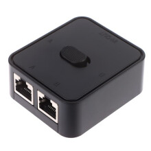 Gigabit Network Switch RJ45 CAT5/6 2-Port Black