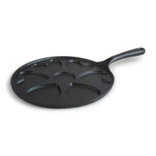 Cast Iron Pan Hearts 23.5 cm Black