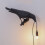 Seletti Bird Wall Lamp Black White Resin 1 1