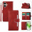 Red Wallet Case for iPhone 16 with Multi-Slot 1