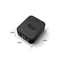 RJ45 Cat6 Network Switch 2-Port 1000Mbps